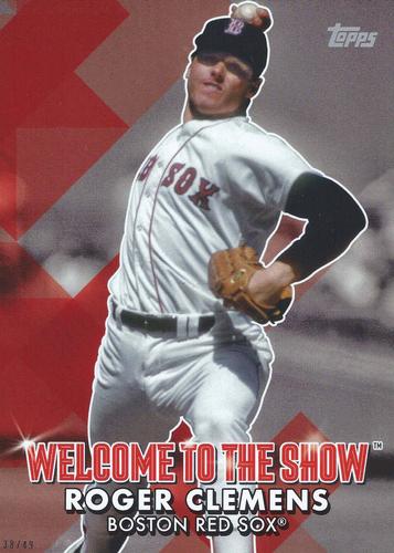 2022 Topps Welcome to the Show 5x7 #WTTS-17 Roger Clemens Front