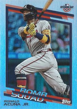 2022 Topps Opening Day - Bomb Squad Foil #BS-13 Ronald Acuña Jr. Front