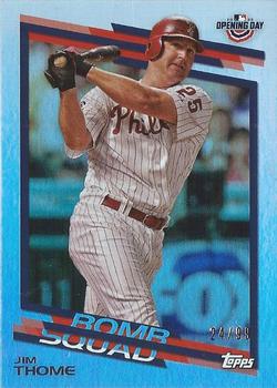 2022 Topps Opening Day - Bomb Squad Foil #BS-16 Jim Thome Front