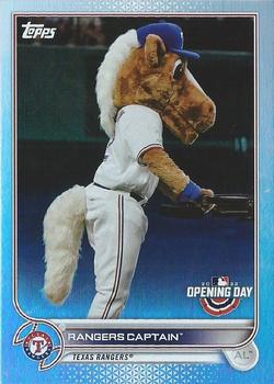 2022 Topps Opening Day - Mascots Foil #M-22 Rangers Captain Front