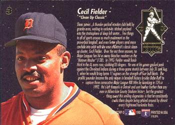1993 Ultra - Home Run Kings #3 Cecil Fielder Back