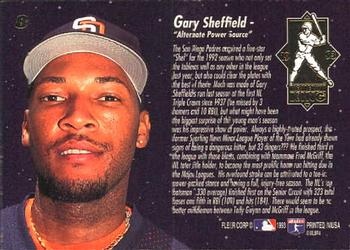 1993 Ultra - Home Run Kings #8 Gary Sheffield Back