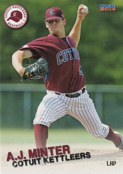 2014 Choice Cotuit Kettleers #21 A.J. Minter Front