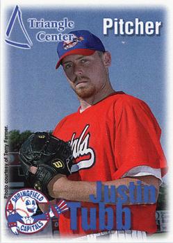 2000 Springfield Capitals #31 Dustin Tubb Front