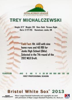 2013 Grandstand Appalachian League Top Prospects #NNO Trey Michalczewski Back
