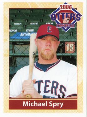 2006 Evansville Otters #NNO Michael Spry Front