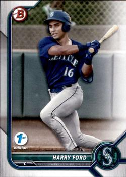 2022 Bowman 1st Edition #BPPF-78 Harry Ford Front