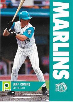 1993 Publix Coca-Cola Florida Marlins #NNO Jeff Conine Front