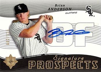 2005 Upper Deck Update - 2005 UD Ultimate Signature Edition Update #125 Brian Anderson Front