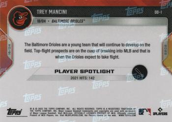 2022 Topps Now Road to Opening Day Baltimore Orioles #OD-1 Trey Mancini Back