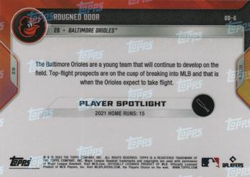 2022 Topps Now Road to Opening Day Baltimore Orioles #OD-6 Rougned Odor Back