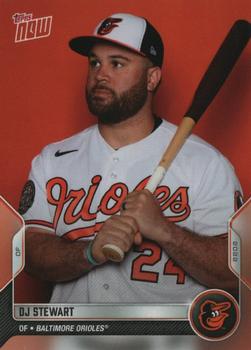 2022 Topps Now Road to Opening Day Baltimore Orioles #OD-8 DJ Stewart Front
