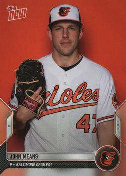 2022 Topps Now Road to Opening Day Baltimore Orioles #OD-11 John Means Front