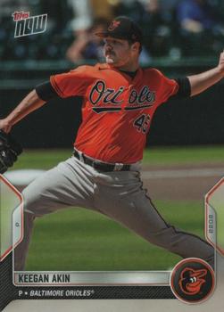 2022 Topps Now Road to Opening Day Baltimore Orioles #OD-14 Keegan Akin Front