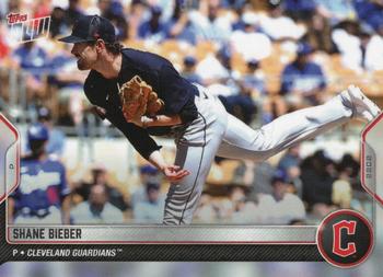 2022 Topps Now Road to Opening Day Cleveland Guardians #OD-91 Shane Bieber Front