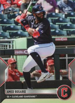 2022 Topps Now Road to Opening Day Cleveland Guardians #OD-97 Amed Rosario Front