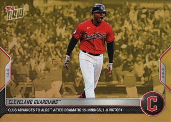 2022 Topps Now Road to Opening Day Cleveland Guardians #PSB-01 Cleveland Guardians Front