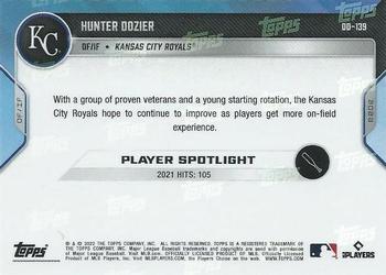 2022 Topps Now Road to Opening Day Kansas City Royals #OD-139 Hunter Dozier Back