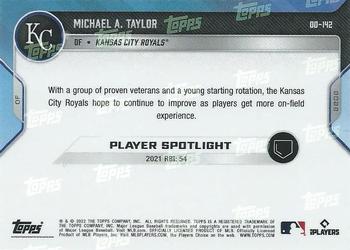 2022 Topps Now Road to Opening Day Kansas City Royals #OD-142 Michael A. Taylor Back