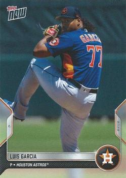 2022 Topps Now Road to Opening Day Houston Astros #OD-165 Luis Garcia Front
