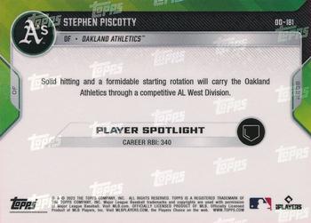 2022 Topps Now Road to Opening Day Oakland Athletics #OD-181 Stephen Piscotty Back