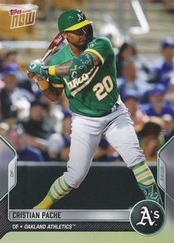 2022 Topps Now Road to Opening Day Oakland Athletics #OD-183 Cristian Pache Front