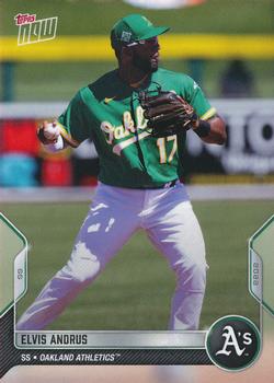 2022 Topps Now Road to Opening Day Oakland Athletics #OD-186 Elvis Andrus Front
