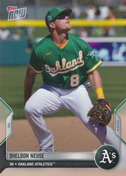2022 Topps Now Road to Opening Day Oakland Athletics #OD-189 Sheldon Neuse Front