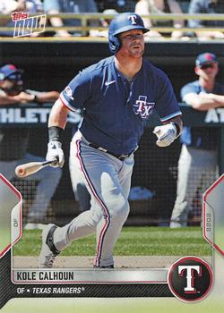 2022 Topps Now Road to Opening Day Texas Rangers #OD-213 Kole Calhoun Front