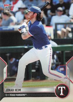 2022 Topps Now Road to Opening Day Texas Rangers #OD-217 Jonah Heim Front