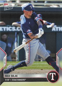 2022 Topps Now Road to Opening Day Texas Rangers #OD-218 Nick Solak Front