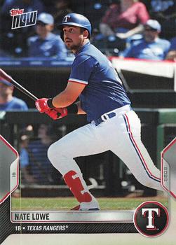 2022 Topps Now Road to Opening Day Texas Rangers #OD-220 Nate Lowe Front