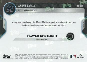 2022 Topps Now Road to Opening Day Miami Marlins #OD-242 Avisail Garcia Back