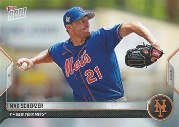 2022 Topps Now Road to Opening Day New York Mets #OD-256 Max Scherzer Front