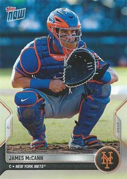 2022 Topps Now Road to Opening Day New York Mets #OD-266 James McCann Front