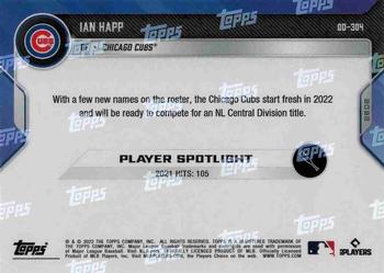 2022 Topps Now Road to Opening Day Chicago Cubs #OD-304 Ian Happ Back