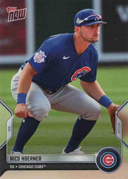 2022 Topps Now Road to Opening Day Chicago Cubs #OD-307 Nico Hoerner Front