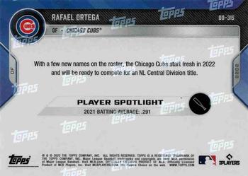 2022 Topps Now Road to Opening Day Chicago Cubs #OD-315 Rafael Ortega Back