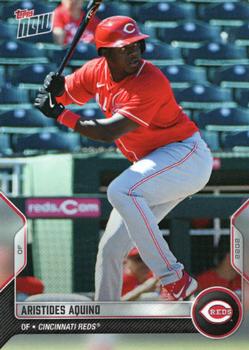 2022 Topps Now Road to Opening Day Cincinnati Reds #OD-318 Aristides Aquino Front