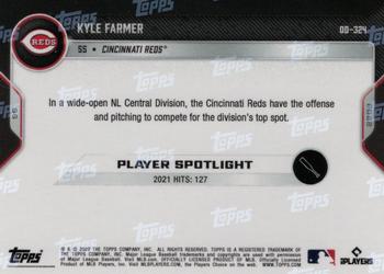 2022 Topps Now Road to Opening Day Cincinnati Reds #OD-324 Kyle Farmer Back