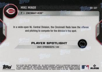 2022 Topps Now Road to Opening Day Cincinnati Reds #OD-327 Mike Minor Back