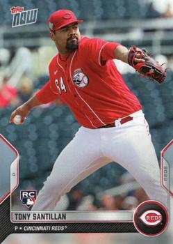 2022 Topps Now Road to Opening Day Cincinnati Reds #OD-330 Tony Santillan Front