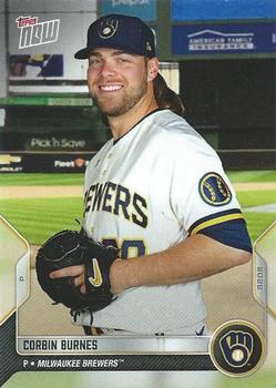 2022 Topps Now Road to Opening Day Milwaukee Brewers #OD-331 Corbin Burnes Front