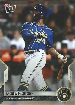 2022 Topps Now Road to Opening Day Milwaukee Brewers #OD-345 Andrew McCutchen Front
