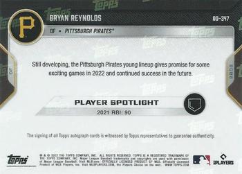 2022 Topps Now Road to Opening Day Pittsburgh Pirates #OD-347 Bryan Reynolds Back