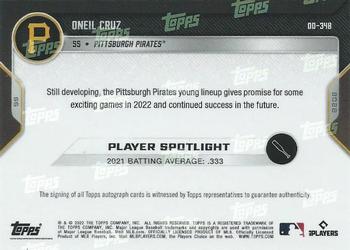 2022 Topps Now Road to Opening Day Pittsburgh Pirates #OD-348 Oneil Cruz Back