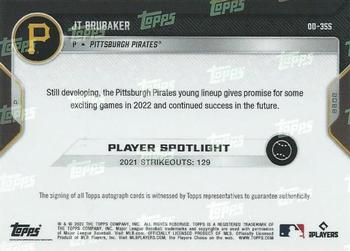 2022 Topps Now Road to Opening Day Pittsburgh Pirates #OD-355 JT Brubaker Back
