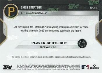 2022 Topps Now Road to Opening Day Pittsburgh Pirates #OD-356 Chris Stratton Back