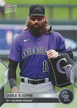 2022 Topps Now Road to Opening Day Colorado Rockies #OD-392 Charlie Blackmon Front