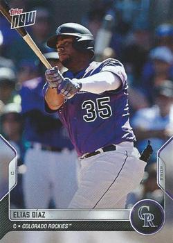 2022 Topps Now Road to Opening Day Colorado Rockies #OD-398 Elias Diaz Front